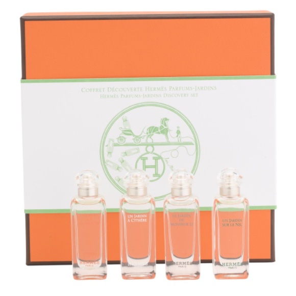 NWT HERMES Made In France 4pc Eau De Toilette Mini Boxed Set - Picture 1 of 4